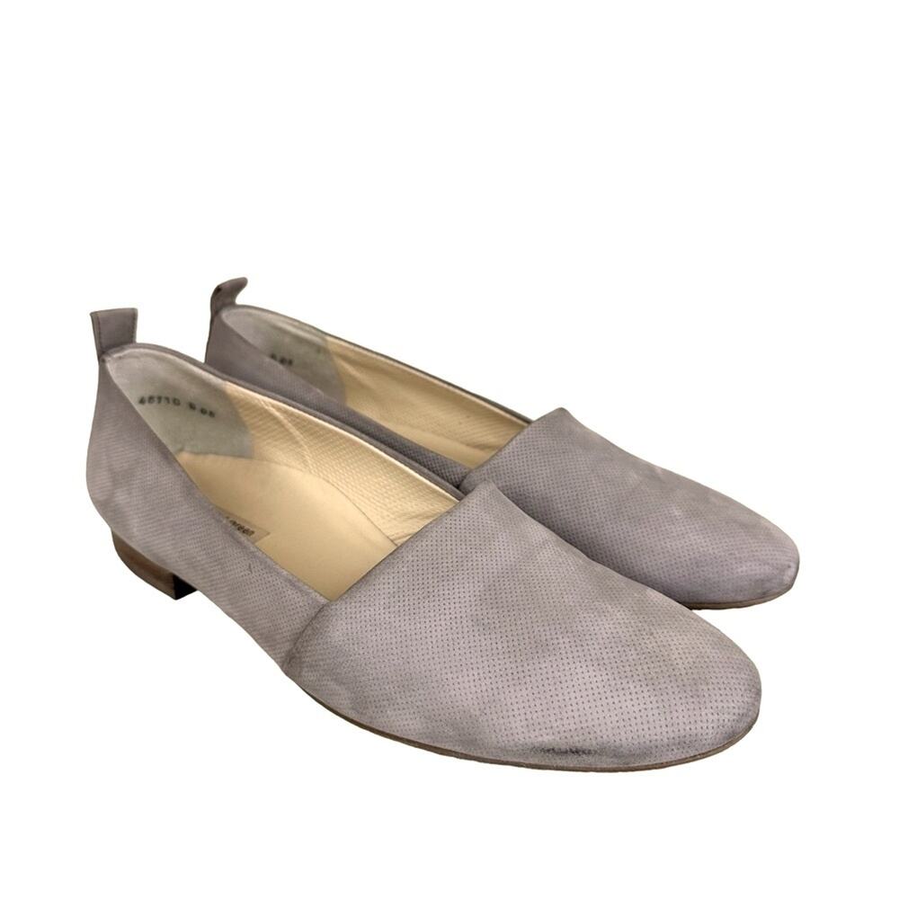 PAUL GREEN Women's Sz (US 8 ) Leather Tan Perforated Slip-on Flats Sz AUS (6.5)